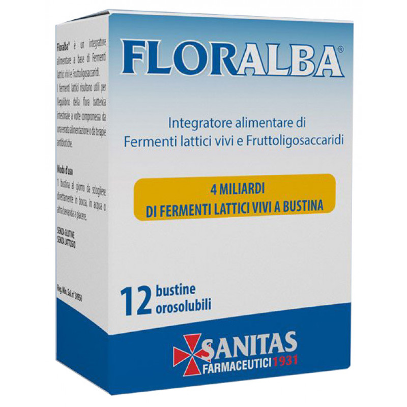 Floralba Integratore Fermenti Lattici 12 Bustine