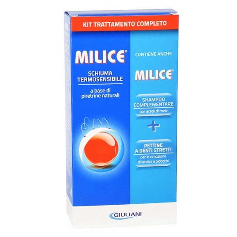 Milice Multipack Mousse + Shampoo Trattamento Antipidocchi
