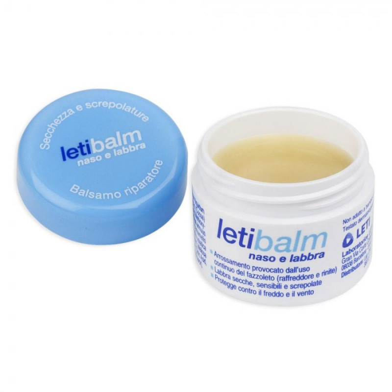 Leti Balm Adulti Balsamo Idratante Naso E Labbra Secche Vasetto 10 ml