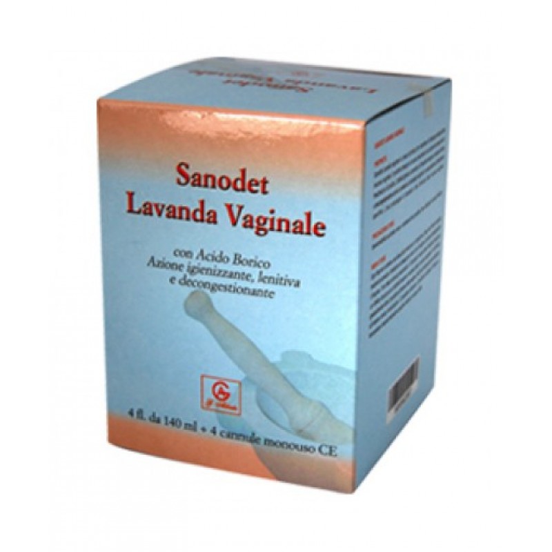 Sanodet Lavanda Vaginale 4 Flaconcini da 140 ml