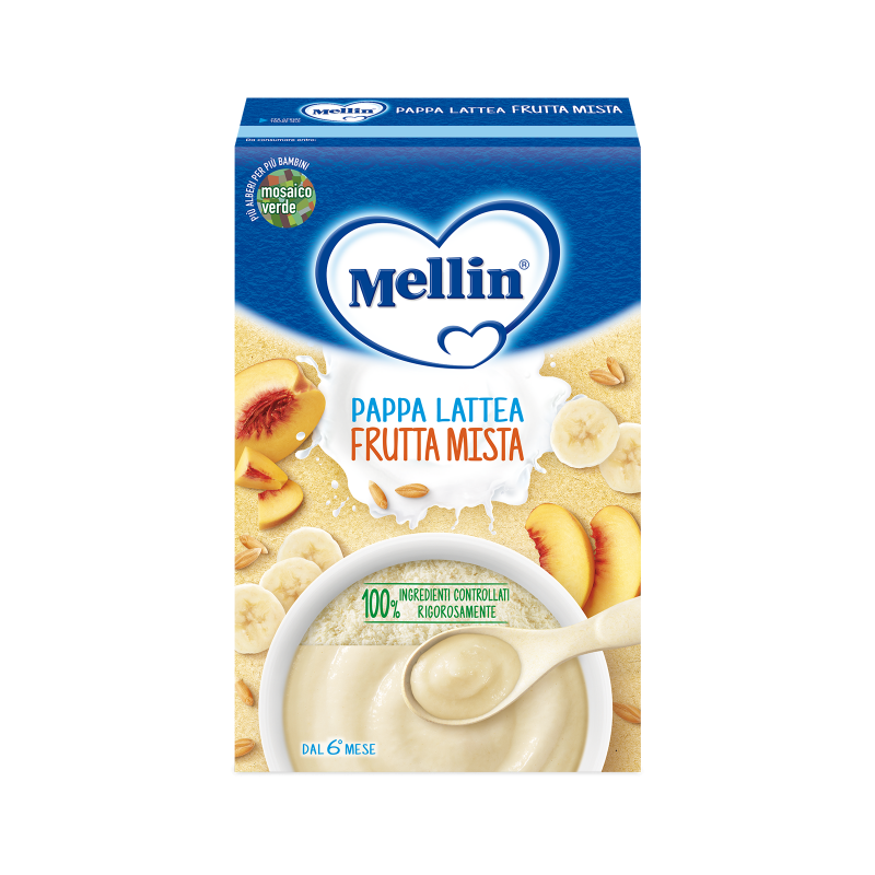 Mellin Pappa Lattea Frutta Mista 250 g