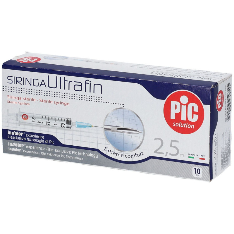 Pic Siringa Ago 14G Astuccio 10 Pezzi 2,5 ml