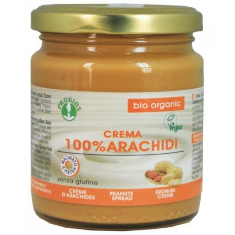 Probios Crema di Arachidi Biologica e Senza Glutine