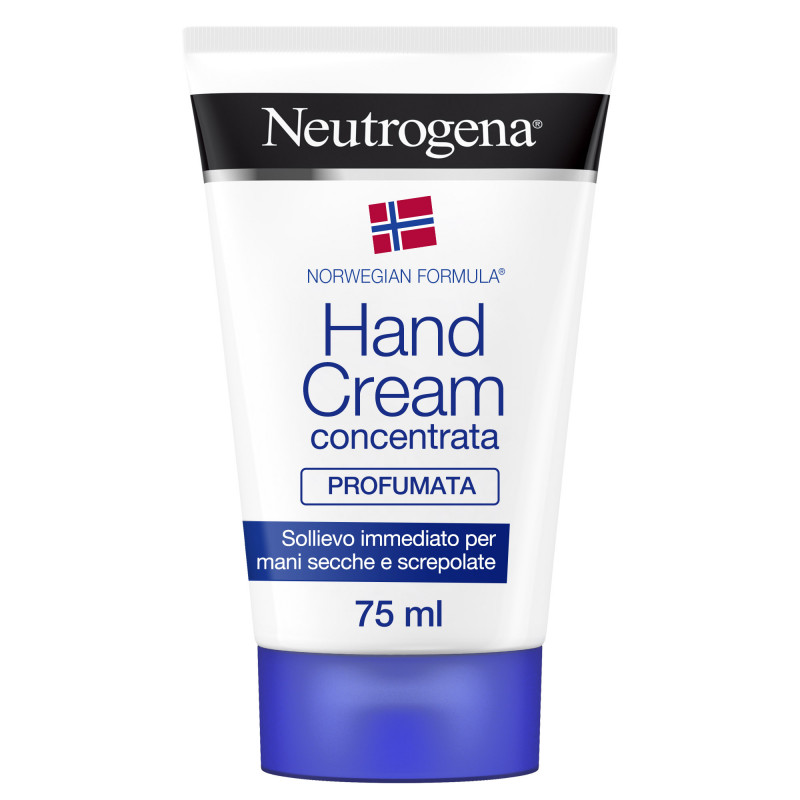 Neutrogena, Crema Mani, Concentrata, Sollievo Immediato, Mani Screpolate e Secche, 75ml