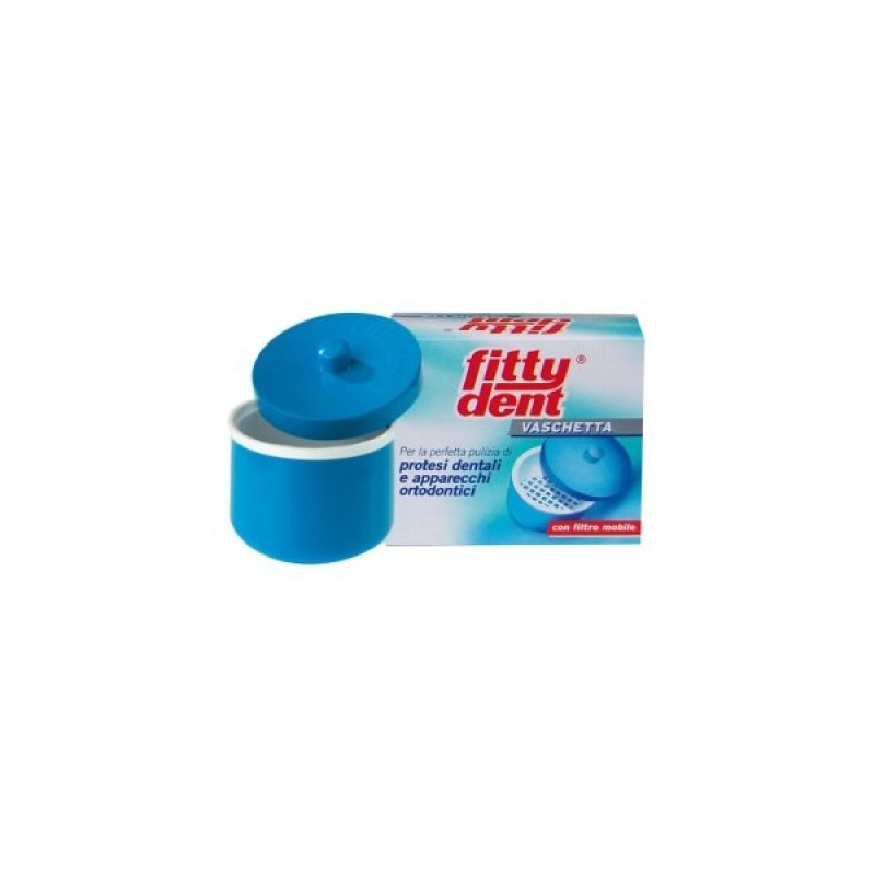 Fittydent Vaschetta Portaprotesi Per Disinfezione