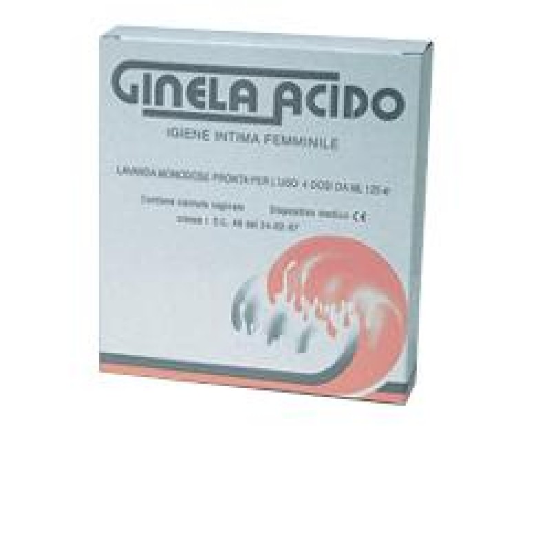 Ginela Acido Lavanda Vaginale 4x125 ml + 4 Minicannule