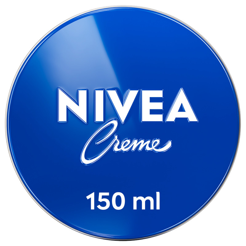 Nivea Creme 150 ml, Crema idratante corpo, viso e mani multiuso con Eucerit, Glicerina e Pantenolo