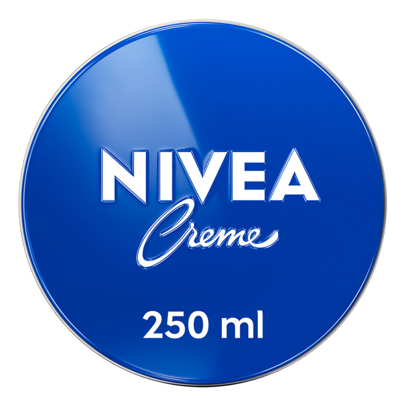 Nivea Creme 250 ml, Crema idratante corpo, viso e mani multiuso con Eucerit, Glicerina e Pantenolo
