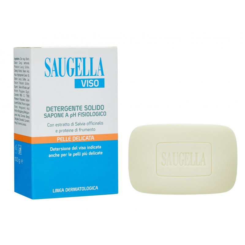 Saugella Detergente Solido pH 5 Pelle Sensibile 100 g