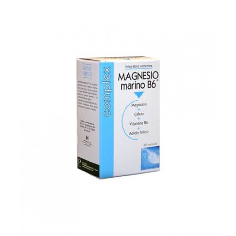 Magnesio Marino B6 Integratore 40 Capsule