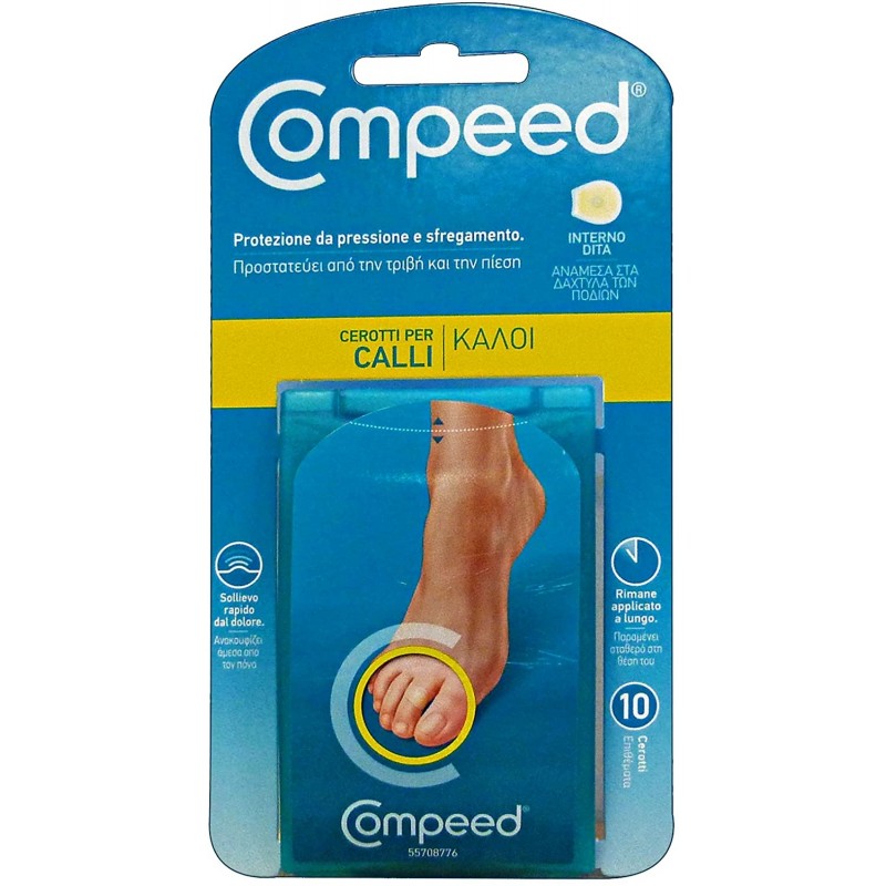 Compeed Calli Interno Dita 10 Cerotti