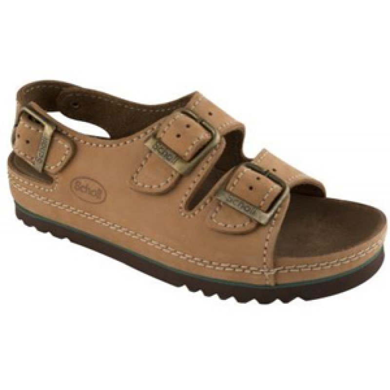 AIRBAG Sandali Nubuck Cuoio con cint.46