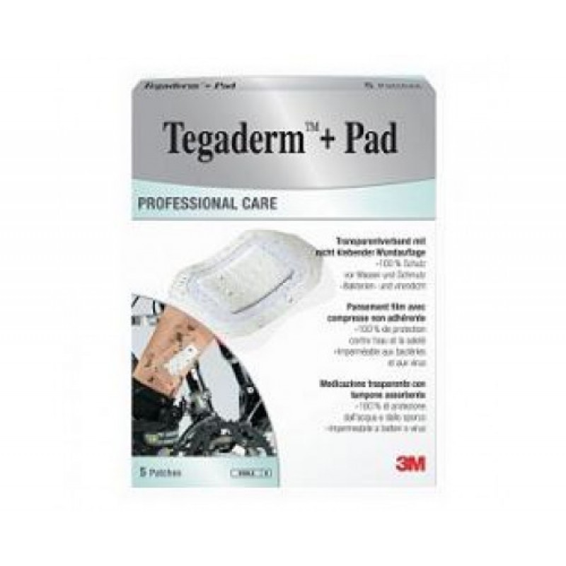 Tegaderm + Pad Cerotto con Tampone 9x10 cm 5 Pezzi