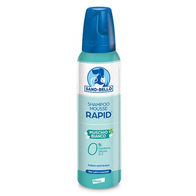 SHANO E BELLO SHAMPOO MOUSSE RAPID NF MUSCHIO BIANCO 300 ML