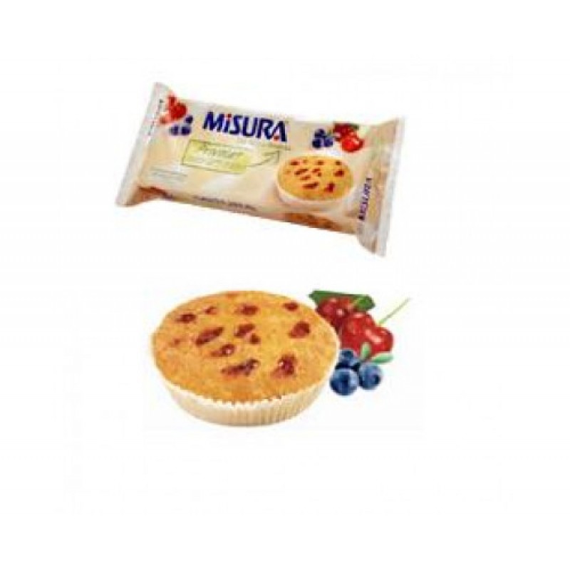Misura Privolat Tortine Ciliegia e Mirtillo 6 Pezzi