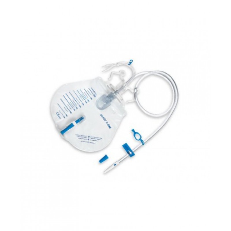 Rusch Sacca Urina Gamba 3 Camere Tubo 45 cm 8 Pezzi