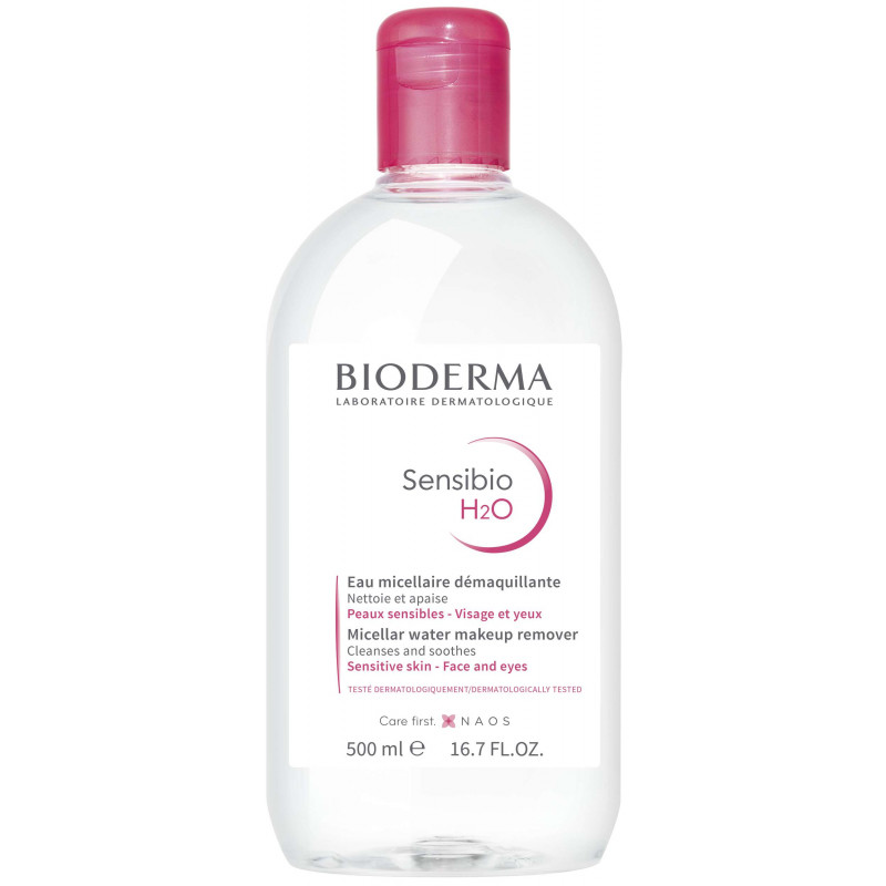 Bioderma Sensibio H2O Acqua Micellare - Struccante viso e occhi per pelli da normali a molto sensibili - 500 ml