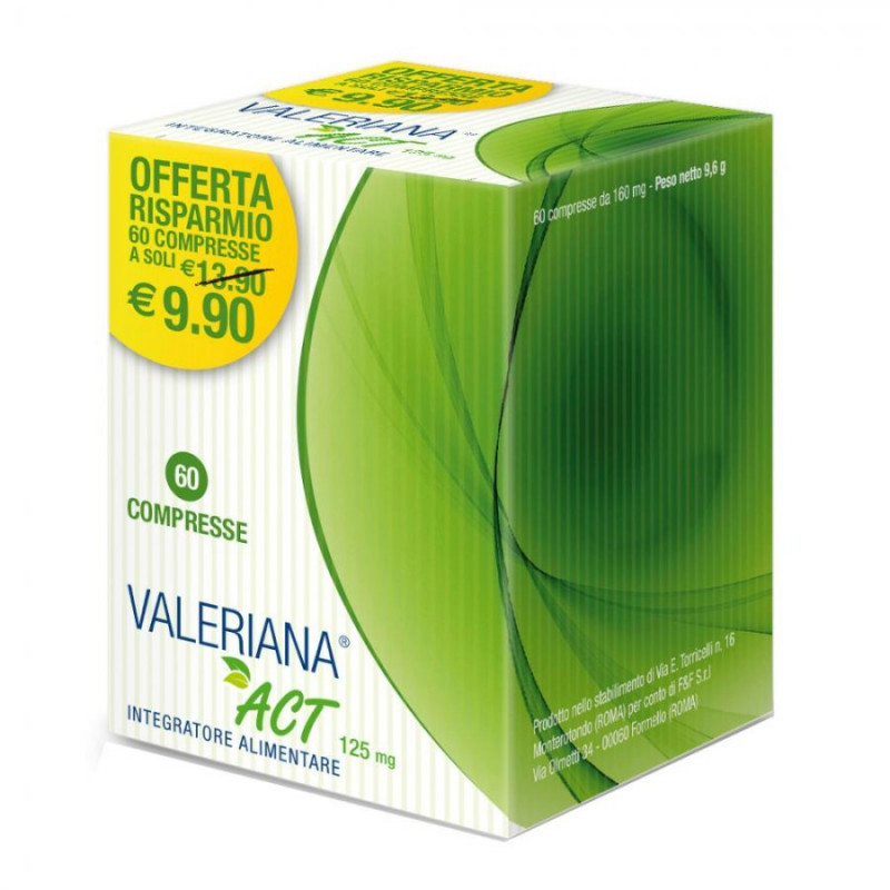 Valeriana Act Integratore Benessere Mentale 60 Capsule
