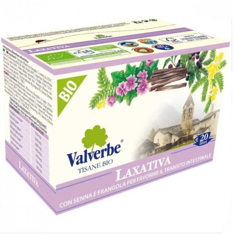 Valverbe Tisana Laxattiva Bio per il Transito Intestinale