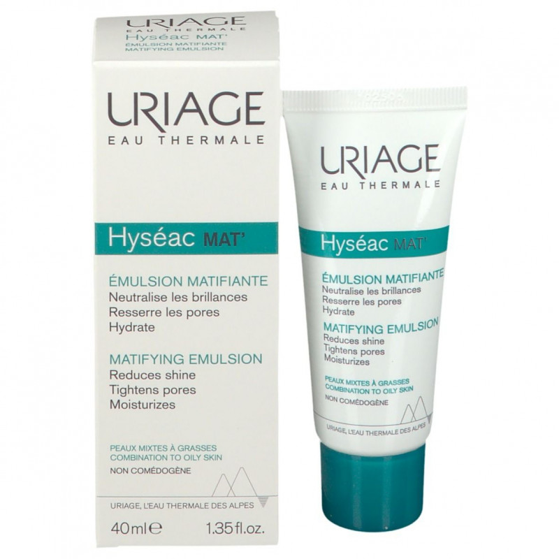 Uriage Hyséac Mat Trattamento Opacizzante Viso 40 ml