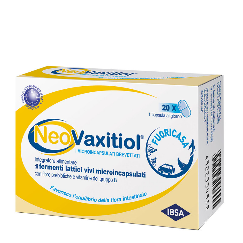 Neo Vaxitiol Integratore di Fermenti Lattici Vivi 20 Capsule