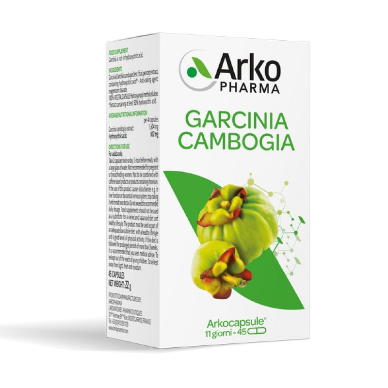 Arkocapsule Garcinia Cambogia Integratore 45 Capsule