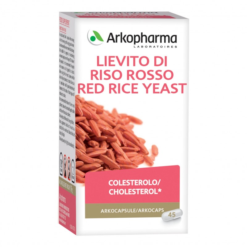 Arkocapsule Riso Rosso BIO Integratore Alimentare 45 capsule