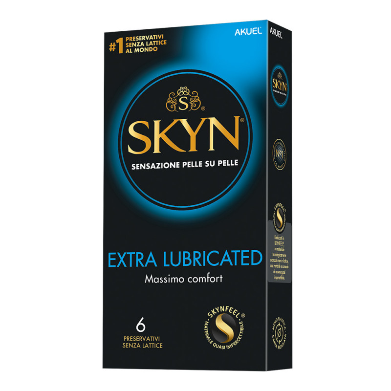 Akuel Skyn Profilattico Extralubrificato 6 Pezzi
