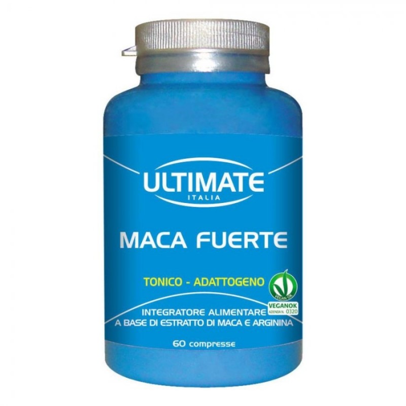 Ultimate Maca Fuerte Integratore Tonico Sessuale 60 Compresse
