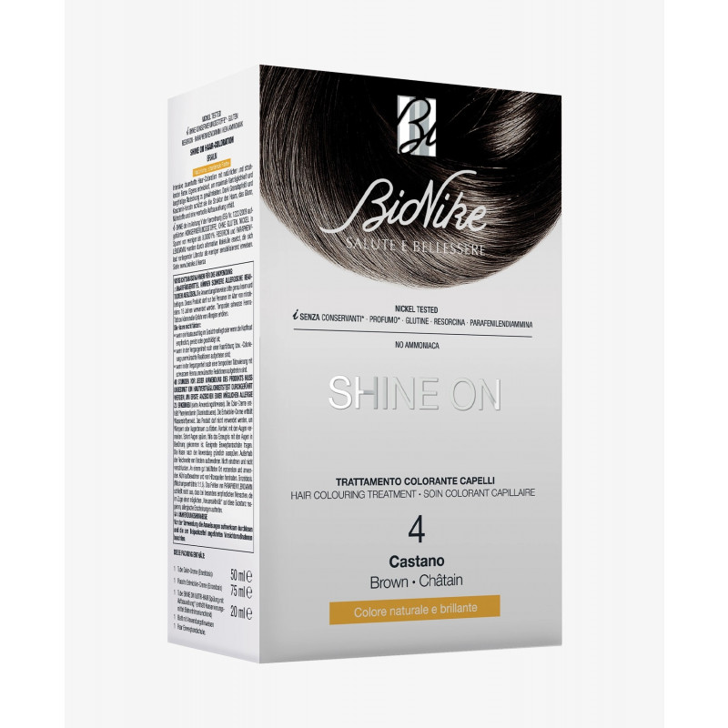 Bionike Shine-On - Trattamento colorante capelli - Castano 4