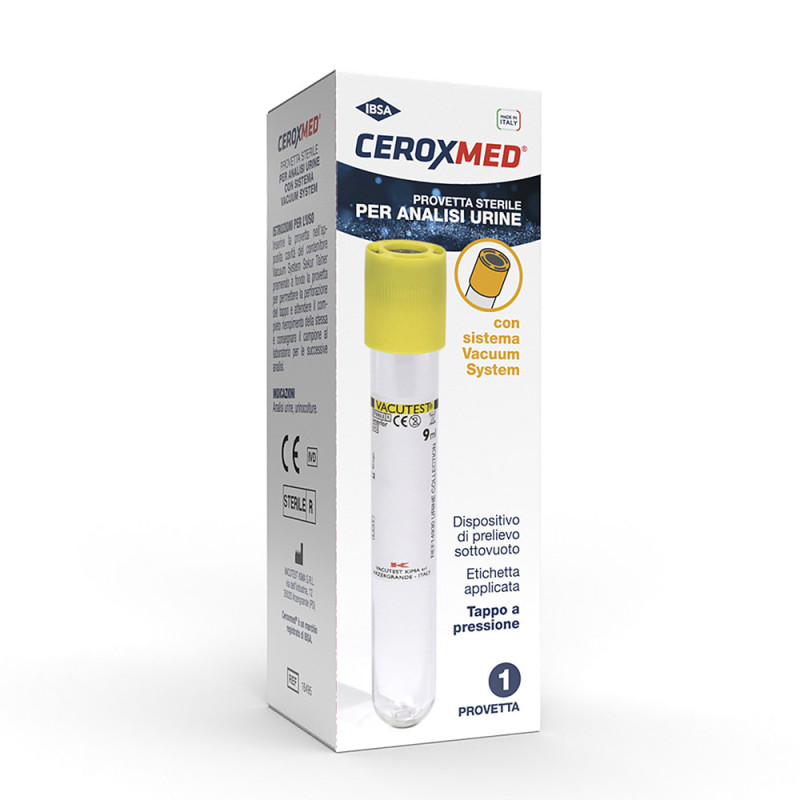 Ceroxmed Provetta Vacuum System 1 Pezzo