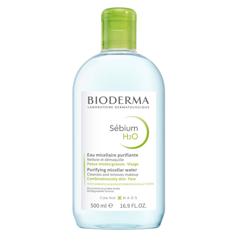 Bioderma Sebium H2O - Acqua Micellare Pelle mista e grassa - 500 ml