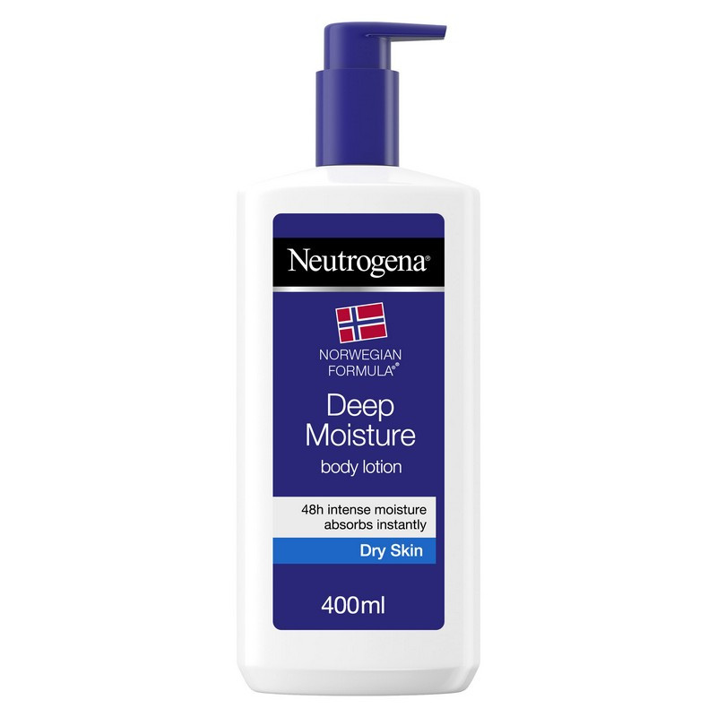 Neutrogena, Fluida Corpo Idratazione Intensa, Formula Norvegese, Pelle Secca, 400ml