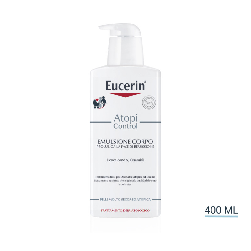Eucerin AtopiControl Emulsione Corpo 12% Omega Pelle Atopica 400 ml