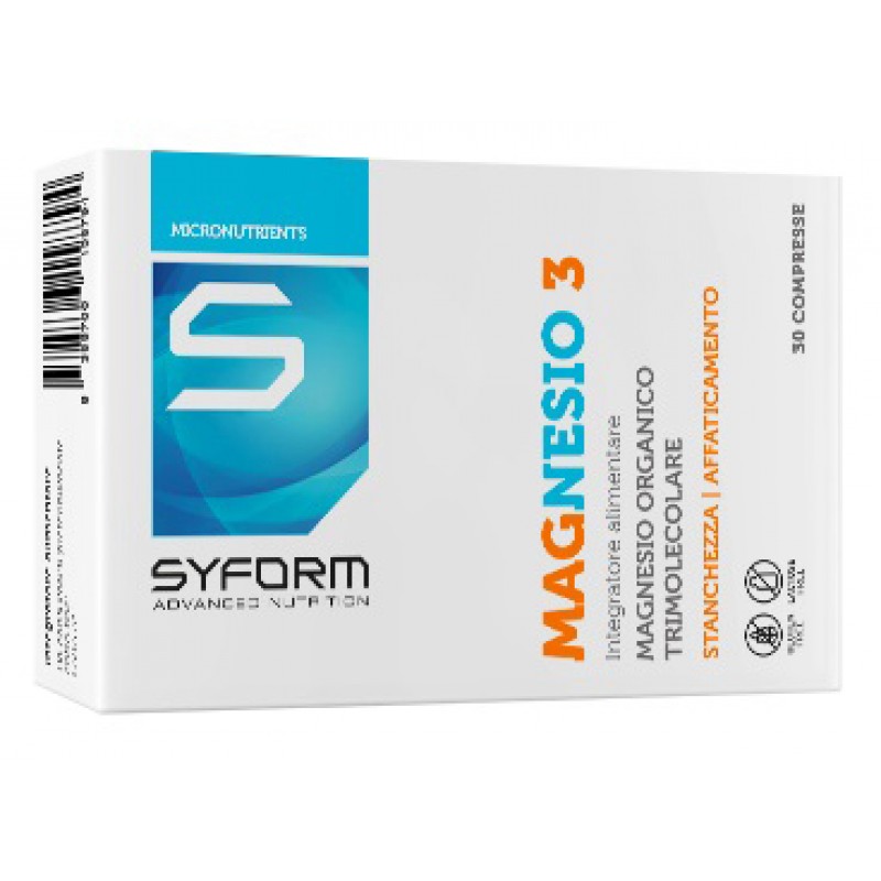 New Syform Magnesio 3 Integratore di Magnesio Trimolecolare 30 compresse