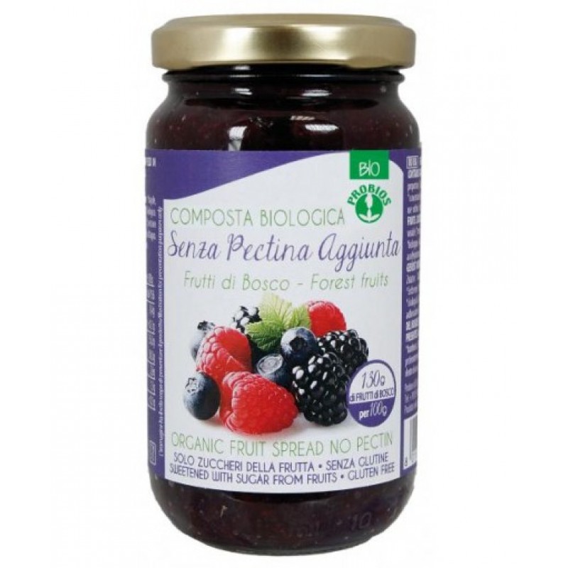 Probios Composta Biologica ai Frutti di Bosco Senza Pectina Aggiunta