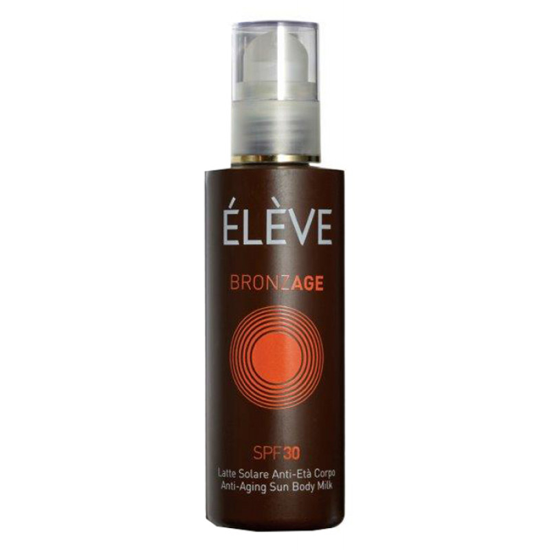 Élève Bronzage Latte Solare Protezione 30 Anti-Età Corpo 200 ml