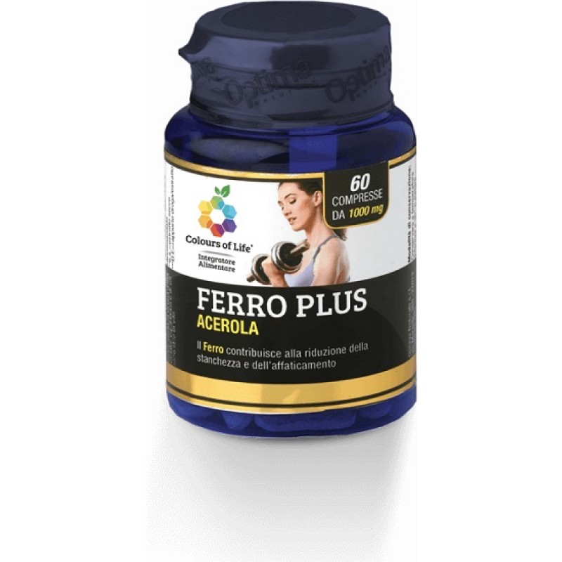 COLOURS OF LIFE FERRO PLUS 60 COMPRESSE 1000 MG
