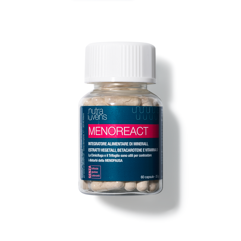 NutraIuvens Menoreact - Integratore per Donne in Menopausa 60 compresse