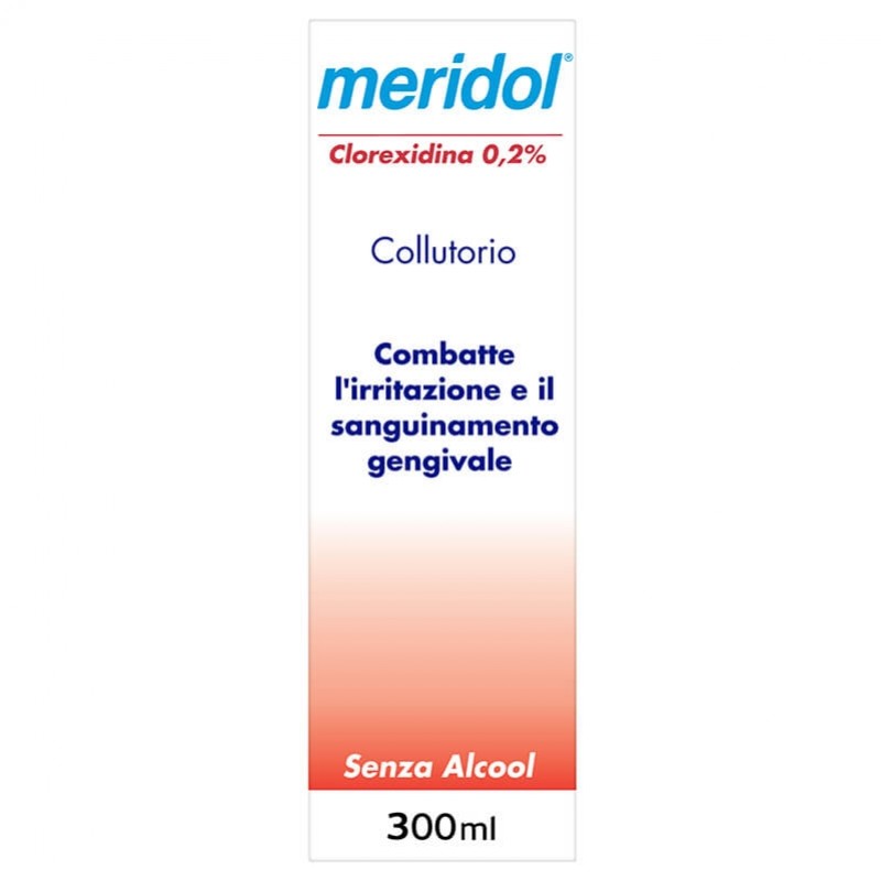 Meridol Collutorio Trattamento Gengive Infiammate Clorexidina 0,2% 300 ml