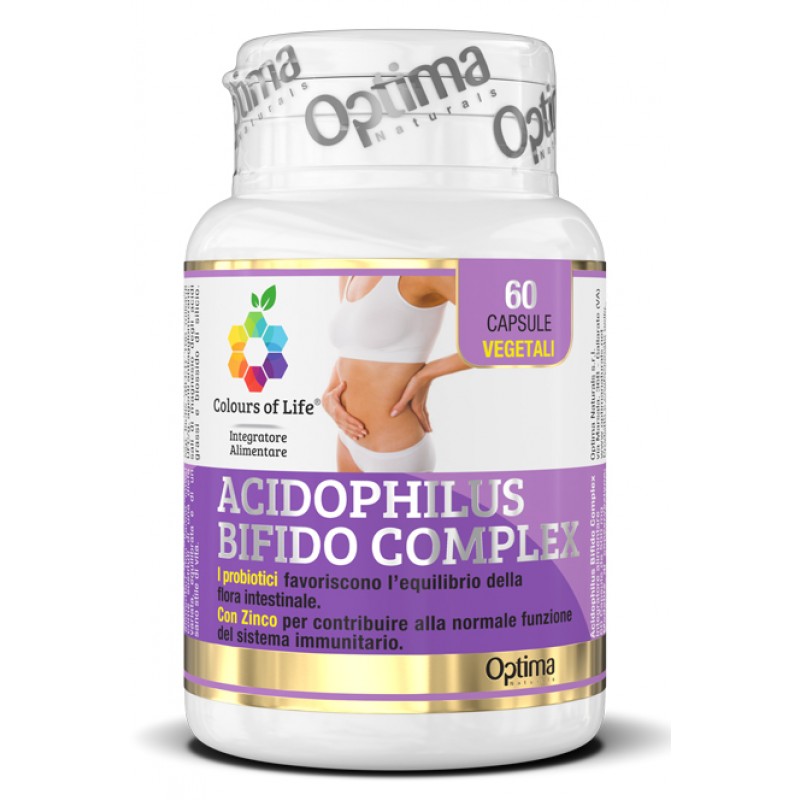 COLOURS OF LIFE ACIDOPHILUS BIFIDO COMPLEX 60 CAPSULE 500 MG
