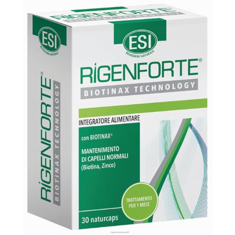 Esi Rigenforte Retard Naturcaps Integratore Unghie e Capelli 30 Capsule