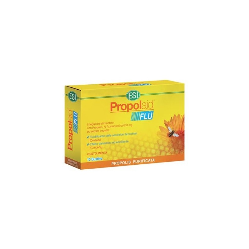 ESI Propolaid Flu Azione Lenitiva Bronchi 10 Bustine