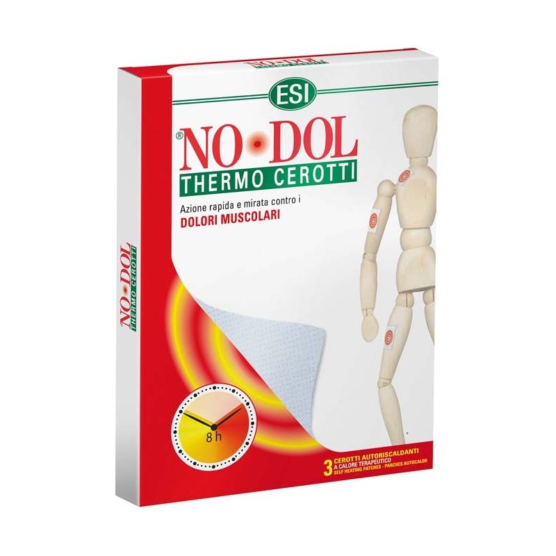 Esi No Dol Thermo Cerotti Autoriscaldanti Dolori Muscolari 3 Pezzi