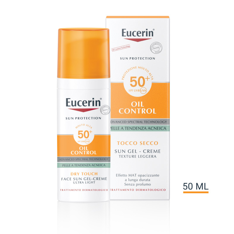 Eucerin Sun Oil Control Protezione Solare Viso SPF50+ 50mL