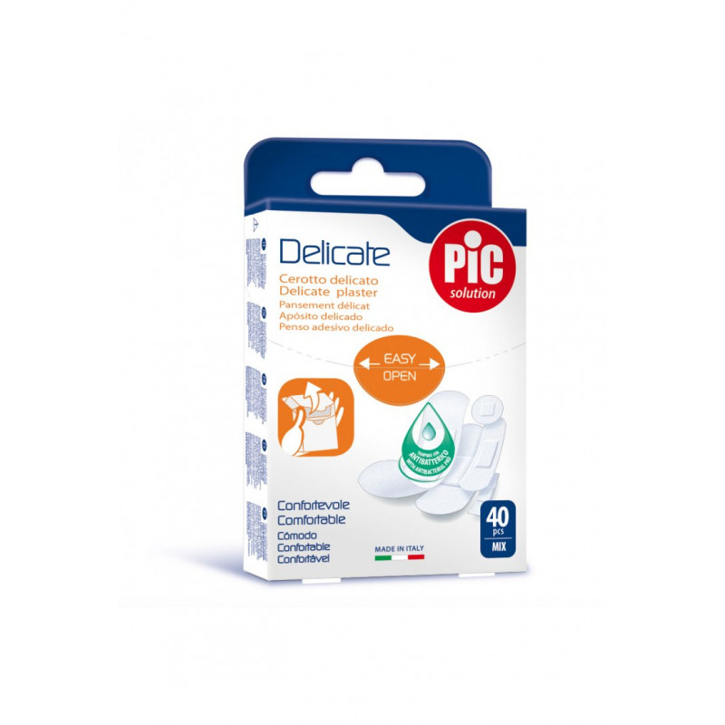 Pic Delicate Mix Cerotto Assorbente Antibatterico 40 Pezzi