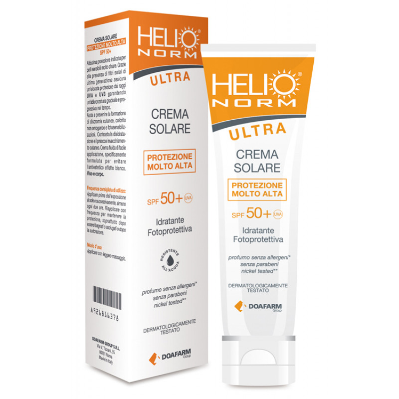 Helionorm Ultra Crema Solare SPF 50+ Protezione Corpo 100 ml