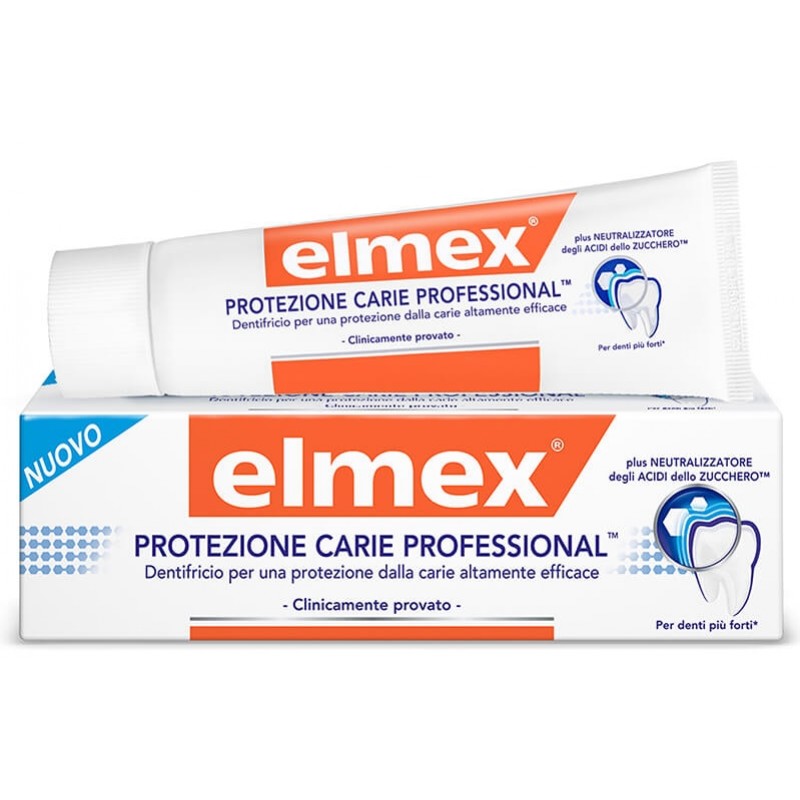 Elmex Protezione Carie Professional - Dentifricio anti-carie 75 ml