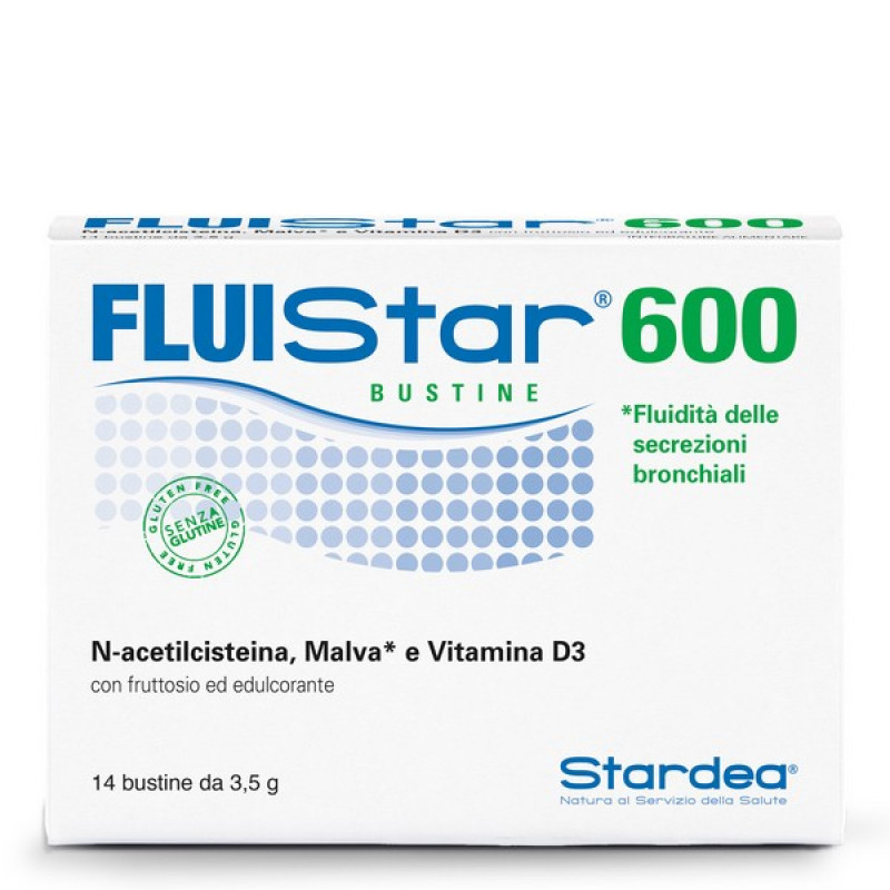 Fluistar 600 Integratore Fluidificante 14 Bustine