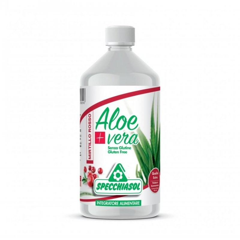 Specchiasol Succo Aloevera+ Mirtillo Rosso Integratore Depurativo 1L